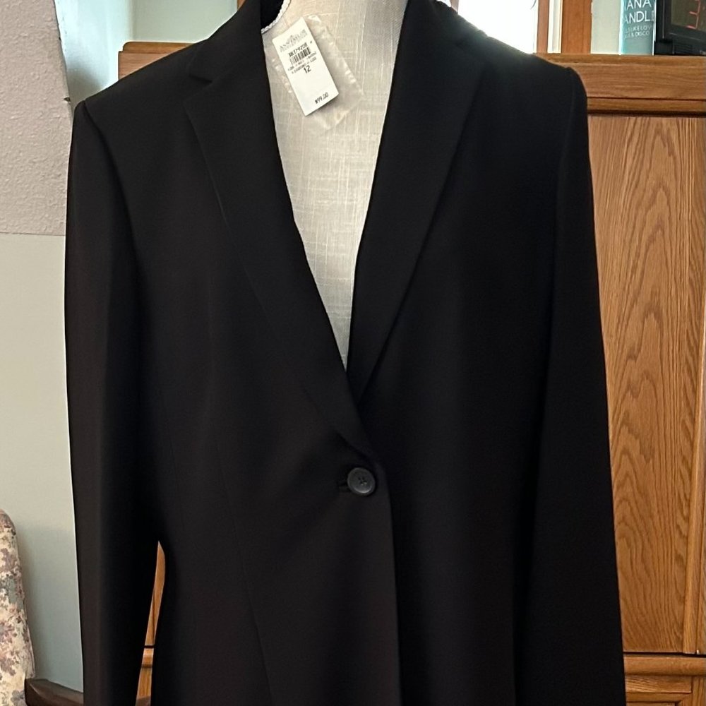Ann Taylor Factory Classic Black Suit Jacket